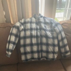 Boys old navy plaid jacket size 14-16